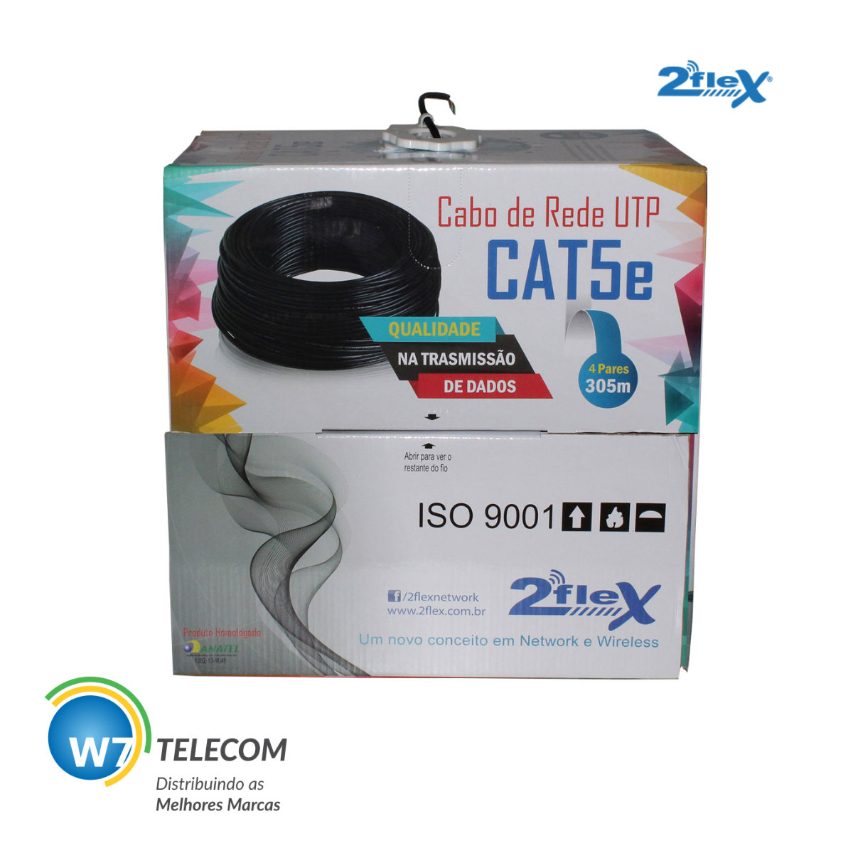 Cabo CAT5e 4 pares 305m