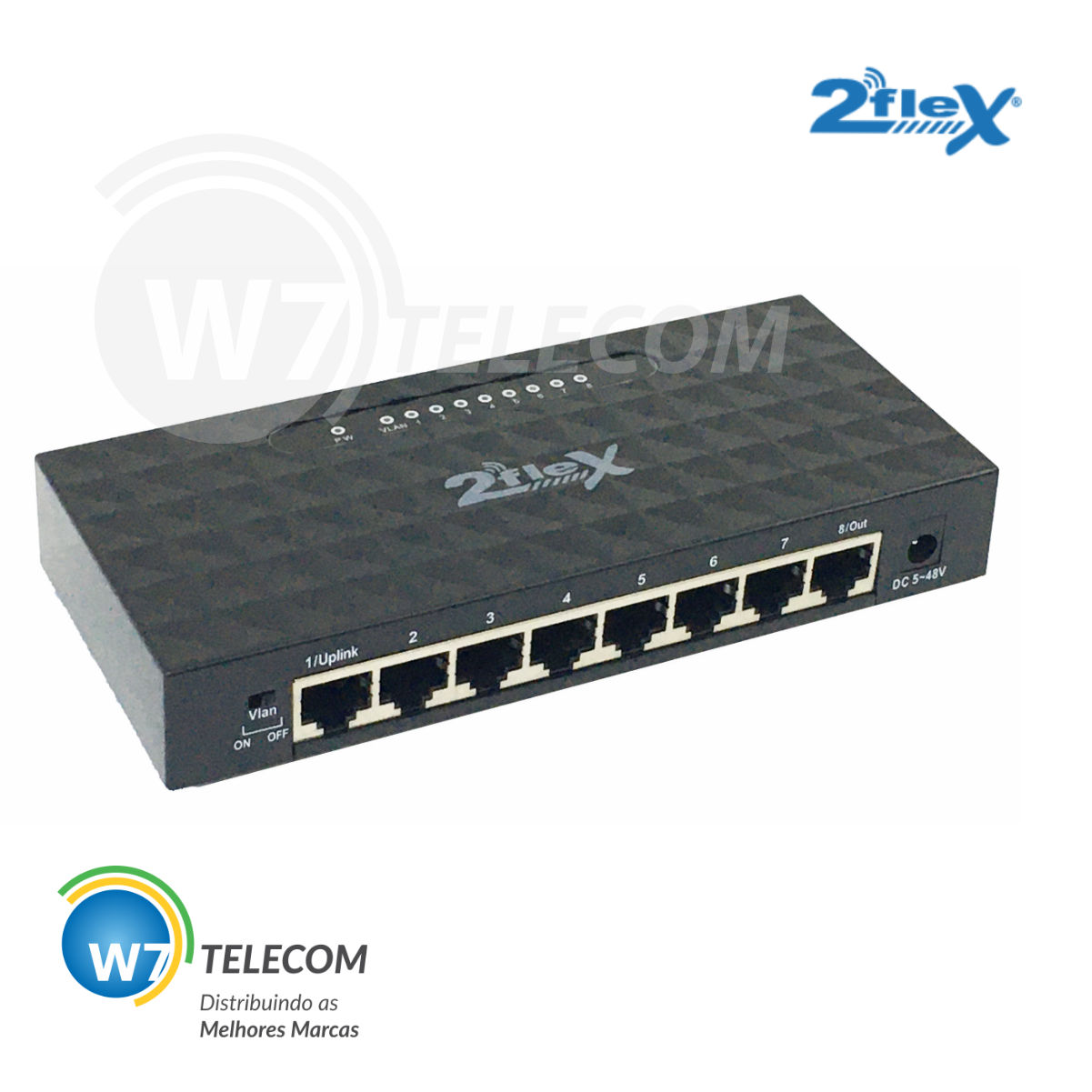 Switch 8 portas VALN PoE 2F-N1008PR